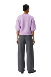 American Dreams Susan Short Sleeve Cardigan, Light Lilac