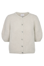 American Dreams Susan Short Sleeve Cardigan, Beige
