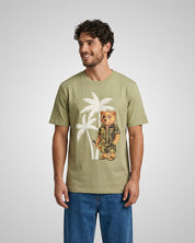 Baron Filou T-Shirt Filou Clxvi Palms, Sage