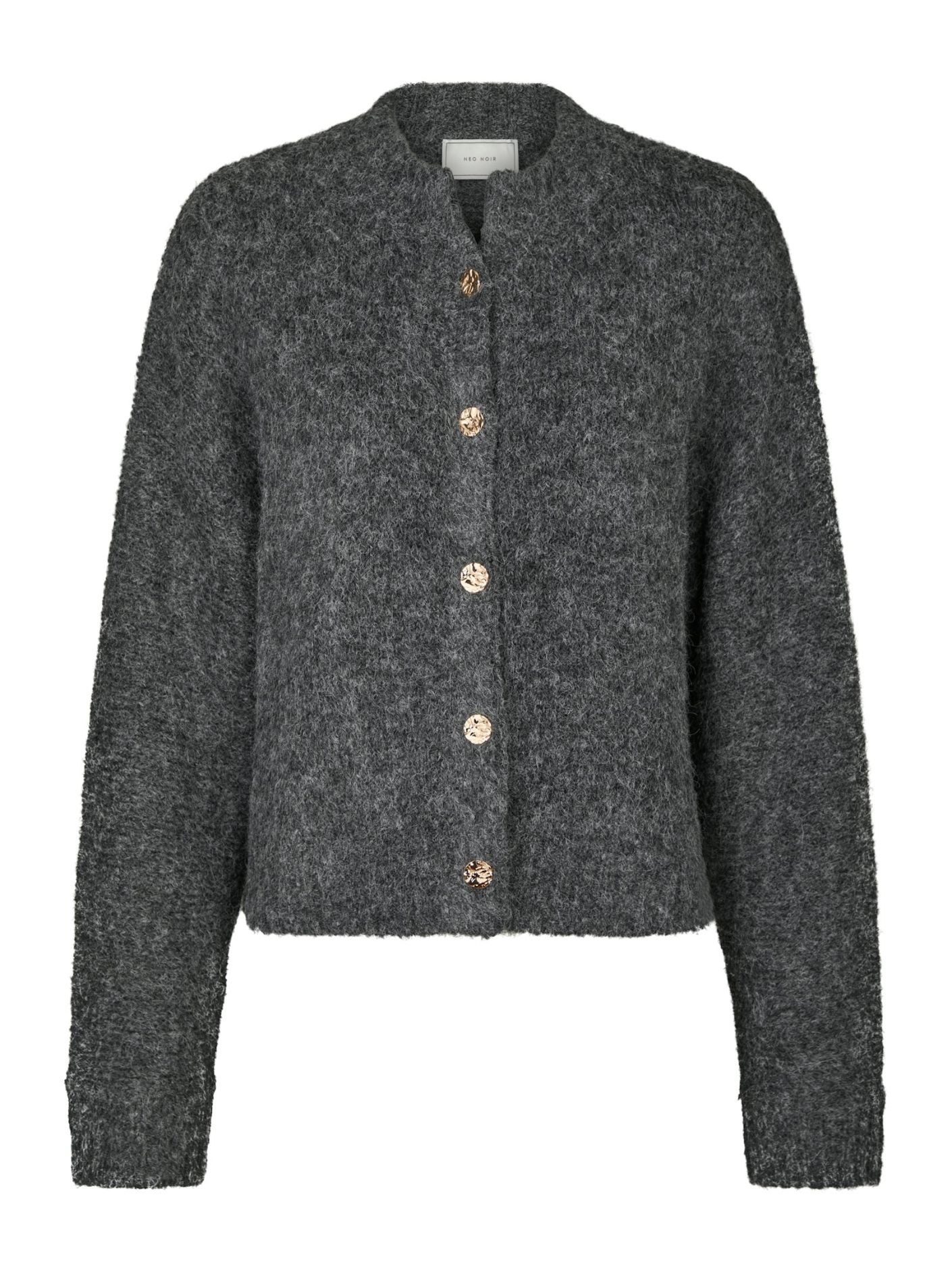 TAURA FLUFFY KNIT CARDIGAN