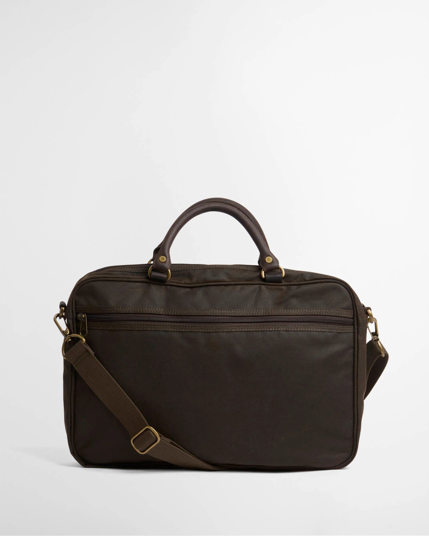 Barbour Waxed Leather Briefcase