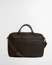 WAXED LEATHER BRIEFCASE