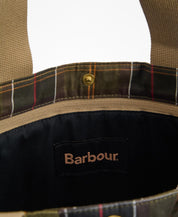 Barbour Transport Patchwork Tote Bag Dusky Green