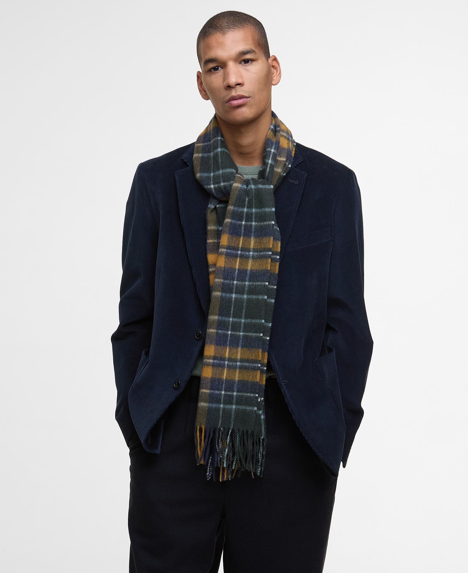 NEW CHECK TARTAN SCARF