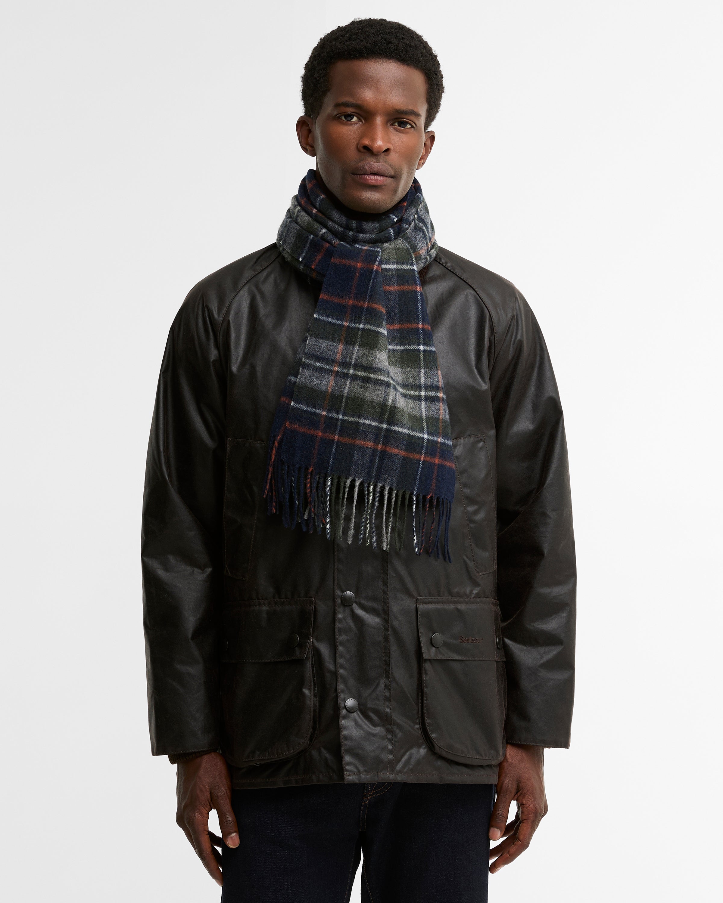 NEW CHECK TARTAN SCARF