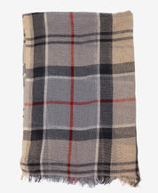 Barbour Welton Tartan Scarf Stone Dress Tartan