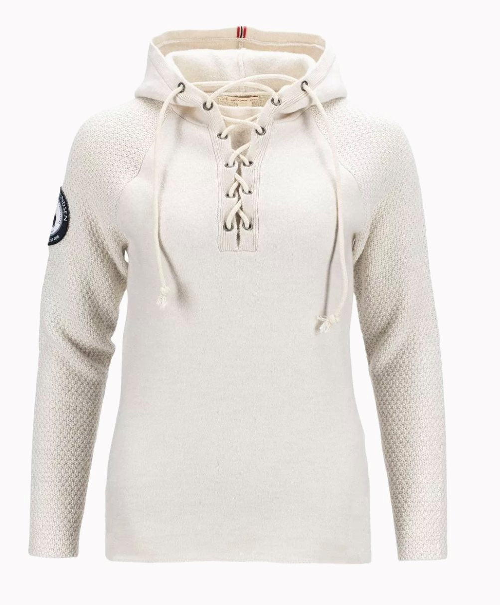 Amundsen Sports Boiled Hoodie Laced Womens