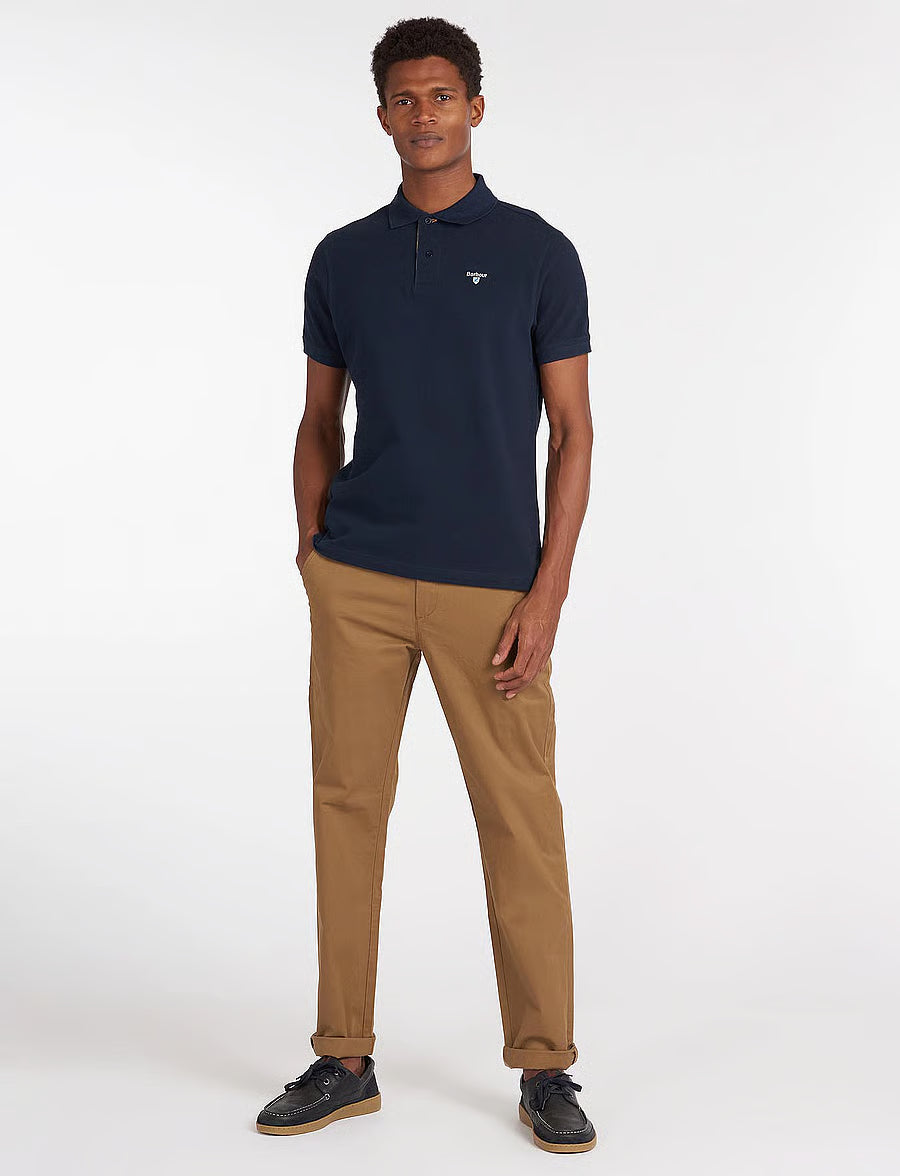WASHED TARTAN TAILORED POLO