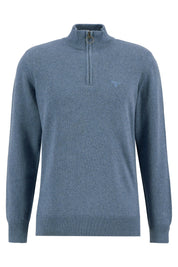 COTTON QUARTER-ZIP JUMPER