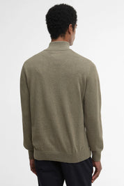 COTTON QUARTER-ZIP JUMPER