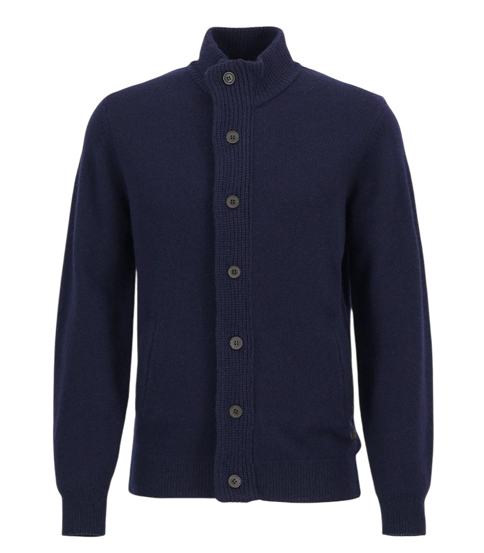 BARBOUR - ESSENTIAL PATCH ZIP THROUGH CARDIGAN