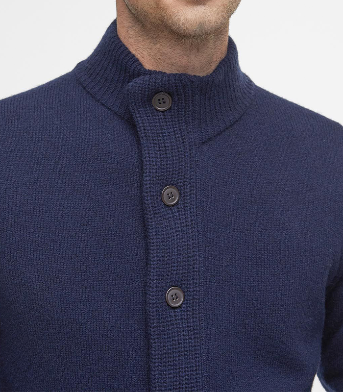 BARBOUR - ESSENTIAL PATCH ZIP THROUGH CARDIGAN