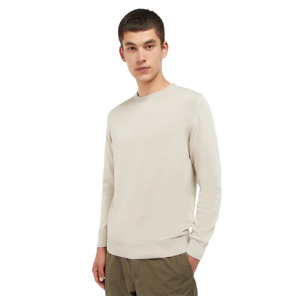 Barbour Pima Cotton Crew Neck Sweater – Mist