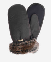 BARBOUR FUR TRIM MITT