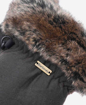 BARBOUR FUR TRIM MITT