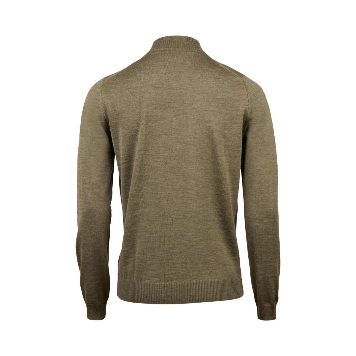 SWEATER KNITTED HALF ZIP MERINO WOOL