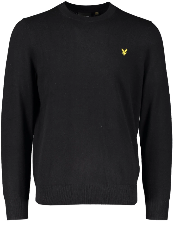 COTTON MERINO CREW NECK JUMPER