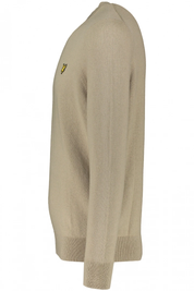 COTTON MERINO CREW NECK JUMPER