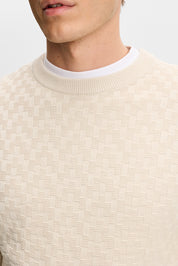 ARTHUR KNIT ORG COTTON U029 MOONBEAM