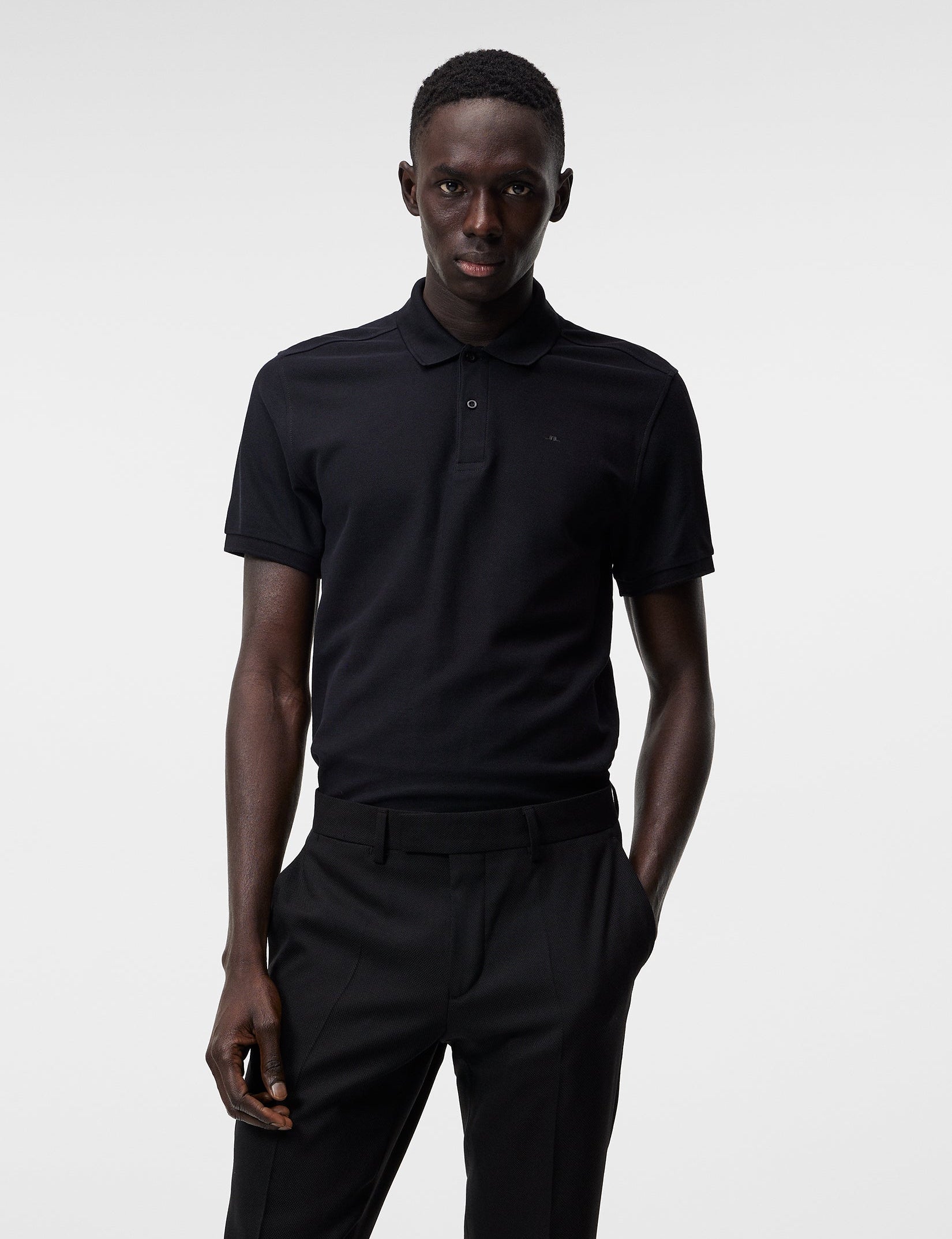 Troy Pique Polo Shirt 9999 BLACK