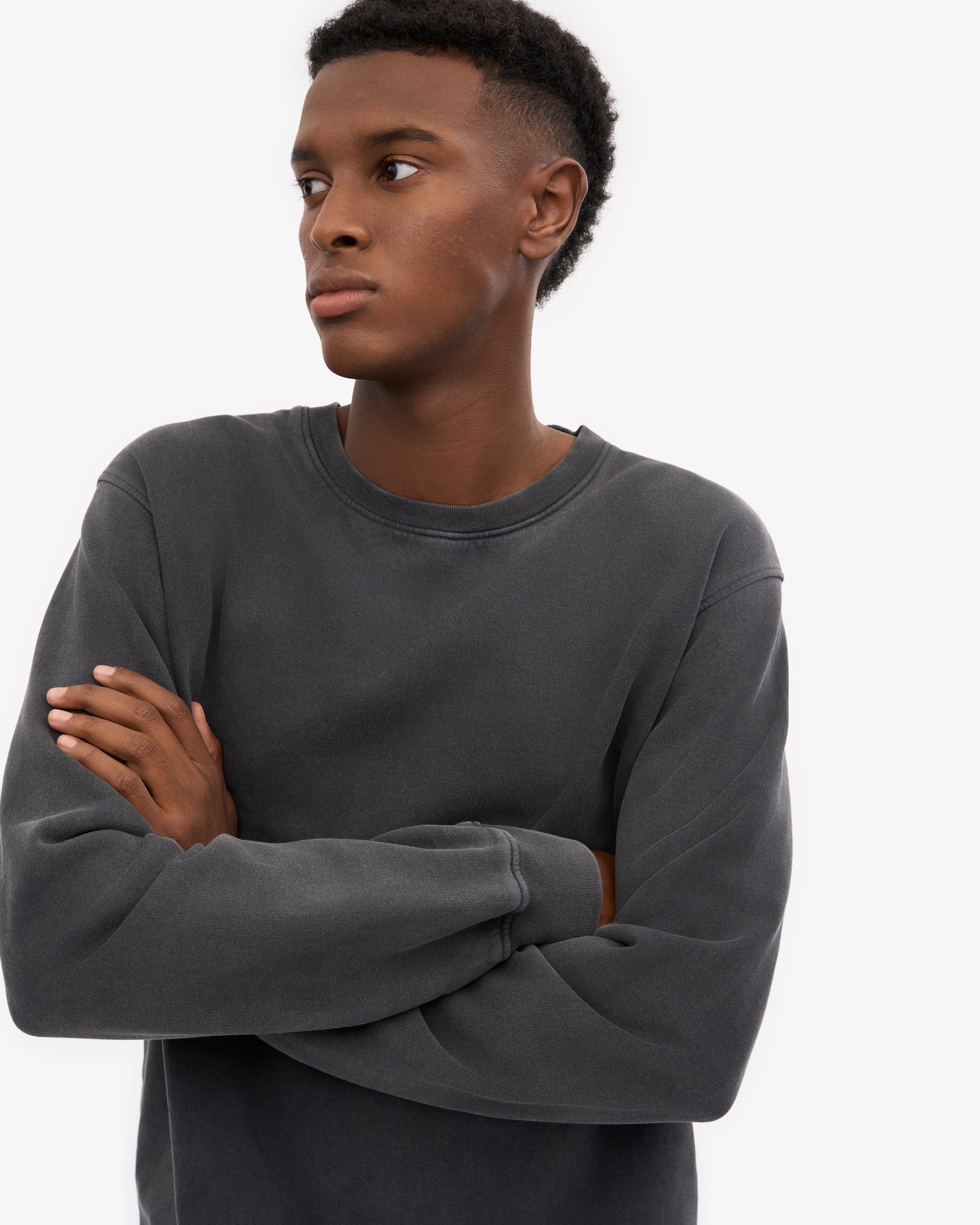 Colorful Standard Classic Organic Crew, Faded Black