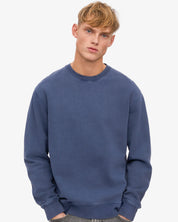 Colorful Standard Classic Organic Crew, Neptune Blue