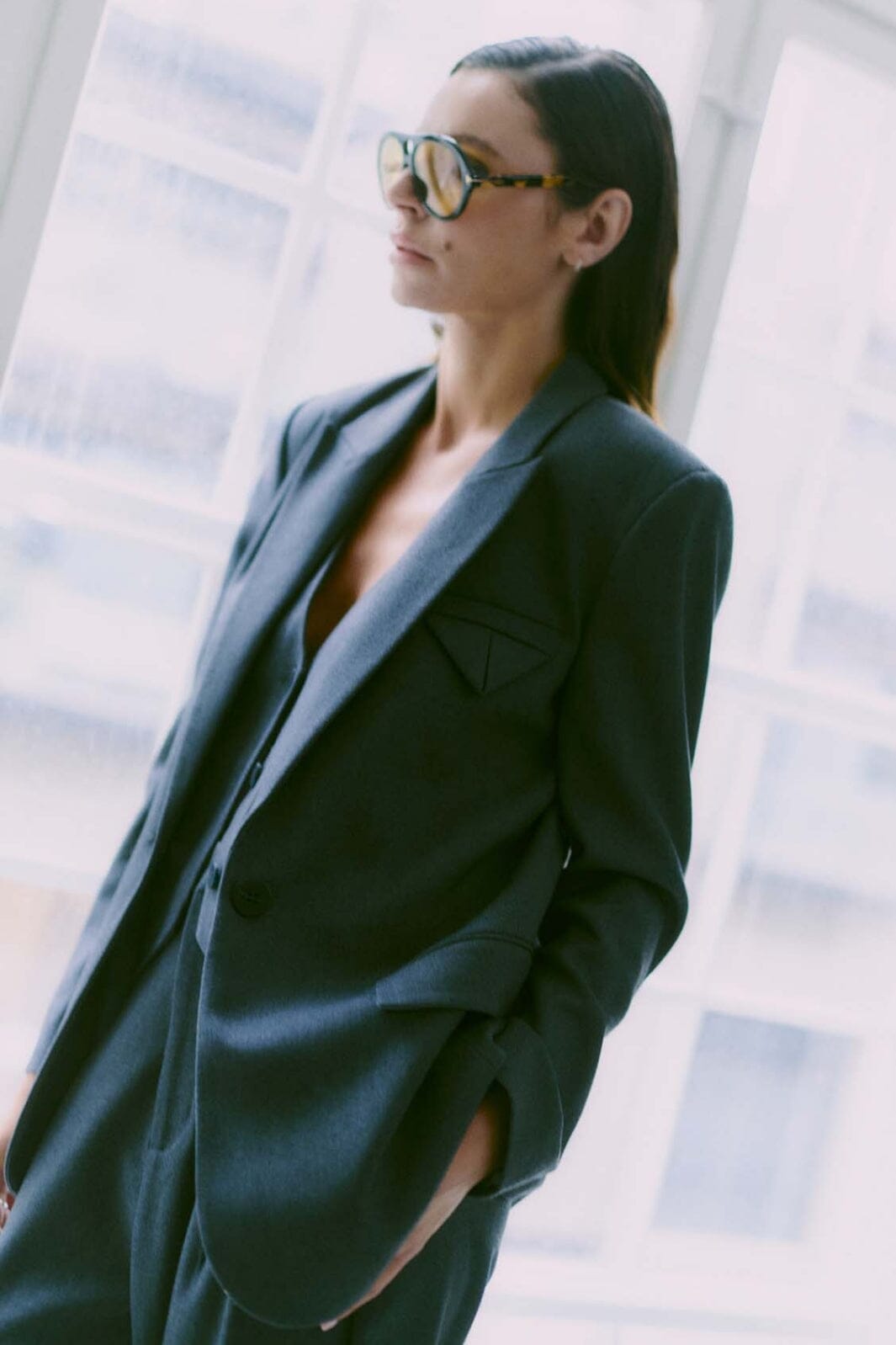 CMTAILOR-JA 1014  MED. GREY MELANGE