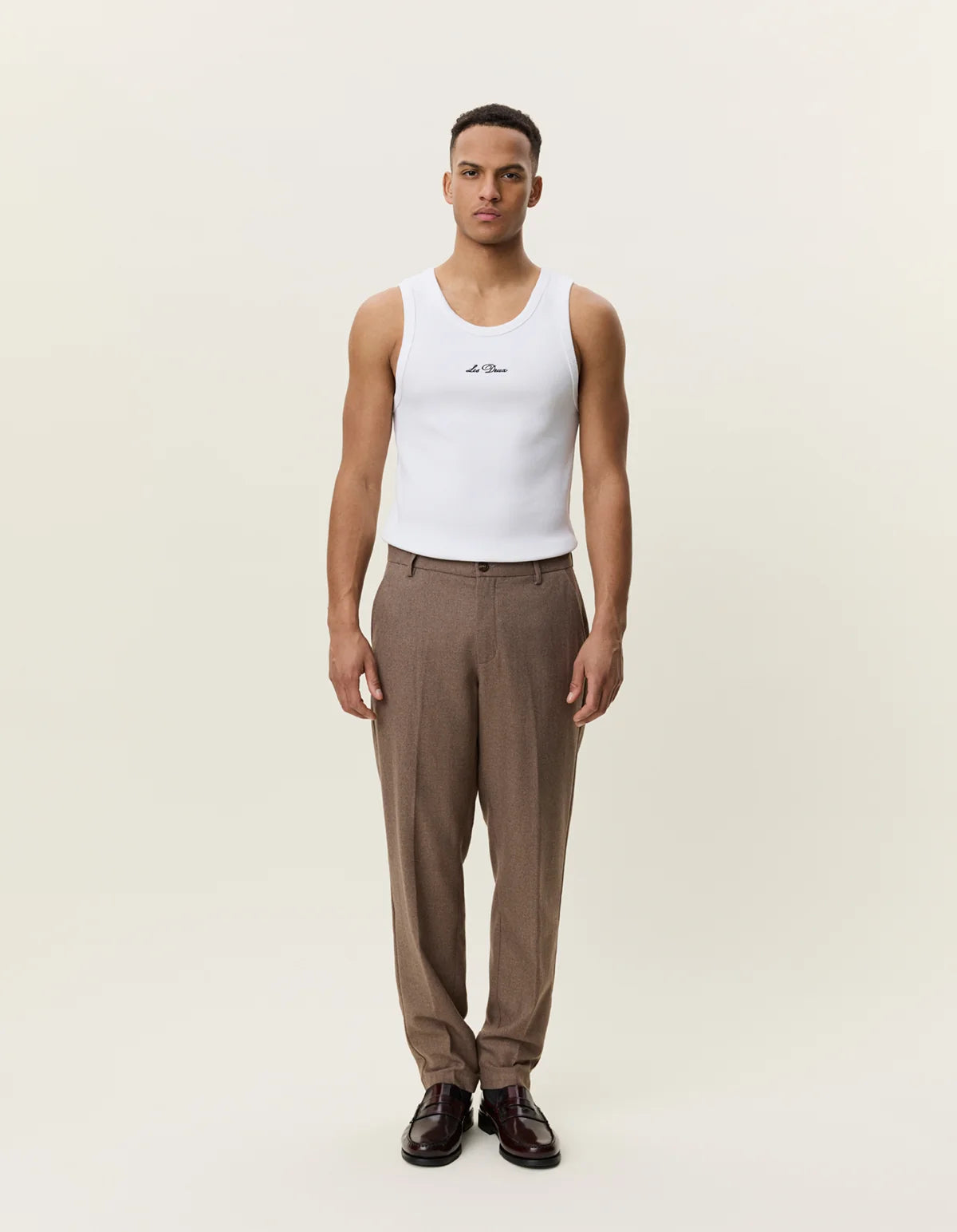 WOOL REG SUIT PANTS