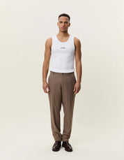 WOOL REG SUIT PANTS
