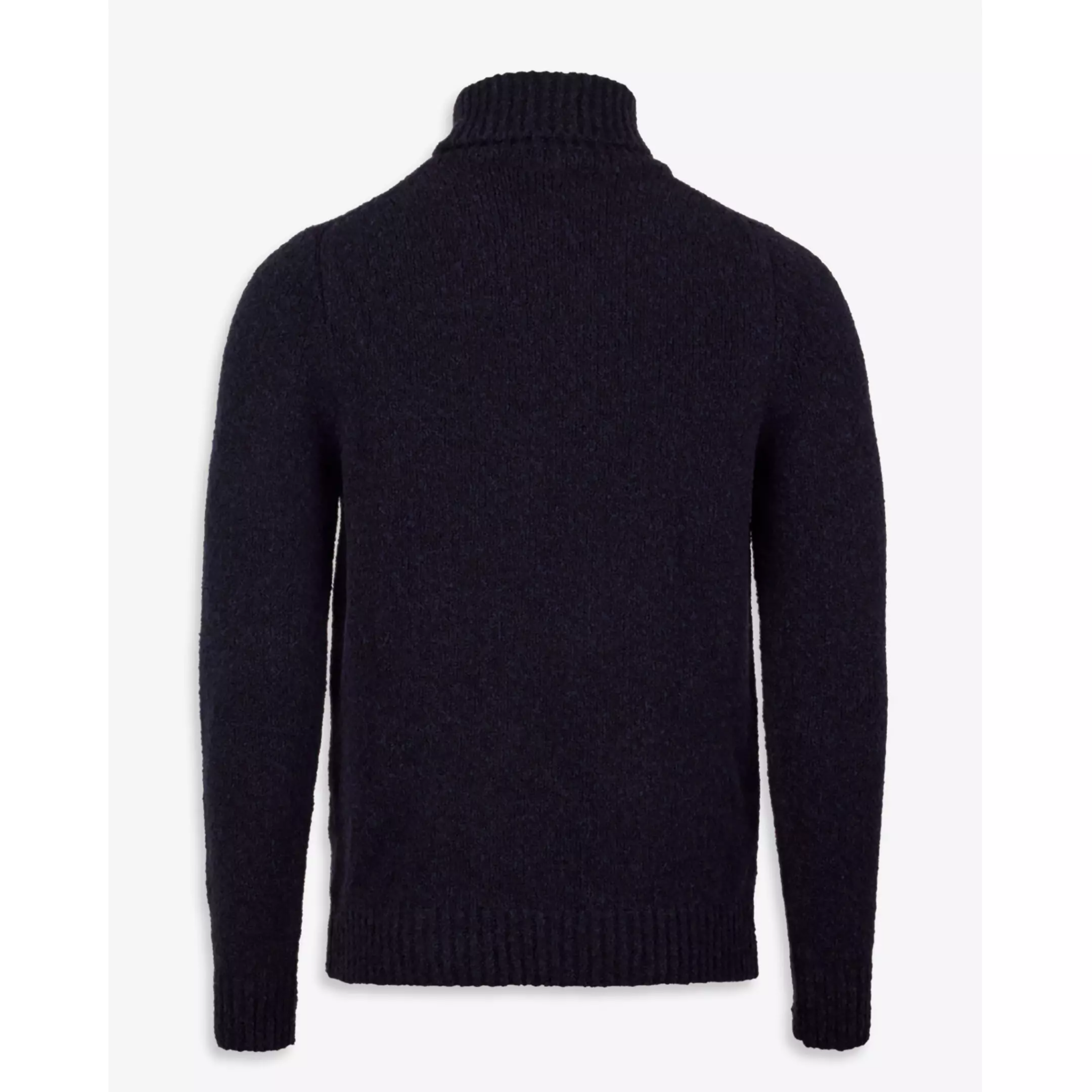 SWEATER KNITTED ROLLNECK BOUCLÉ MERINO WOOL