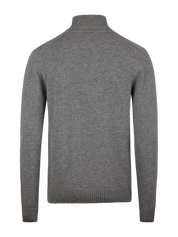 SWEATER KNITTED ROLLNECK CARDED MERINO WOOL