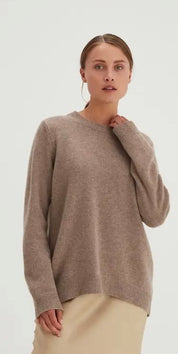 Straight O-Neck Sweater
