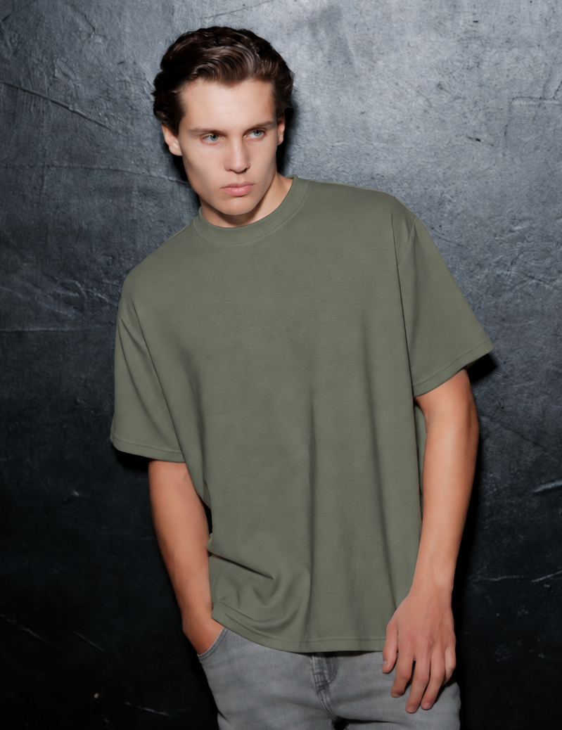 DAVIS T-SHIRT 14 OLIVE