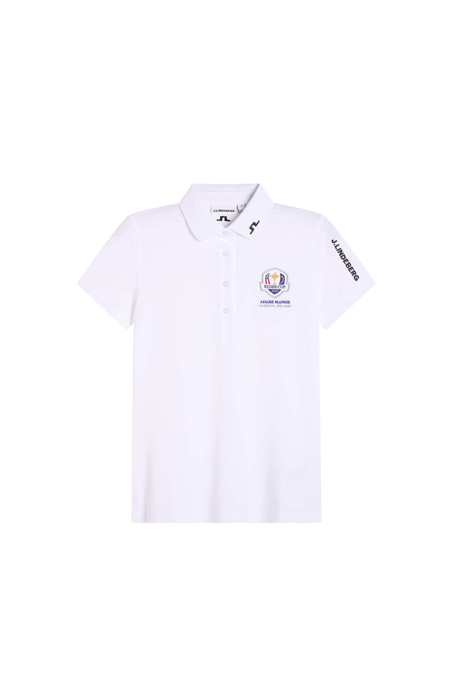 J.Lindeberg Tour Tech Polo, White