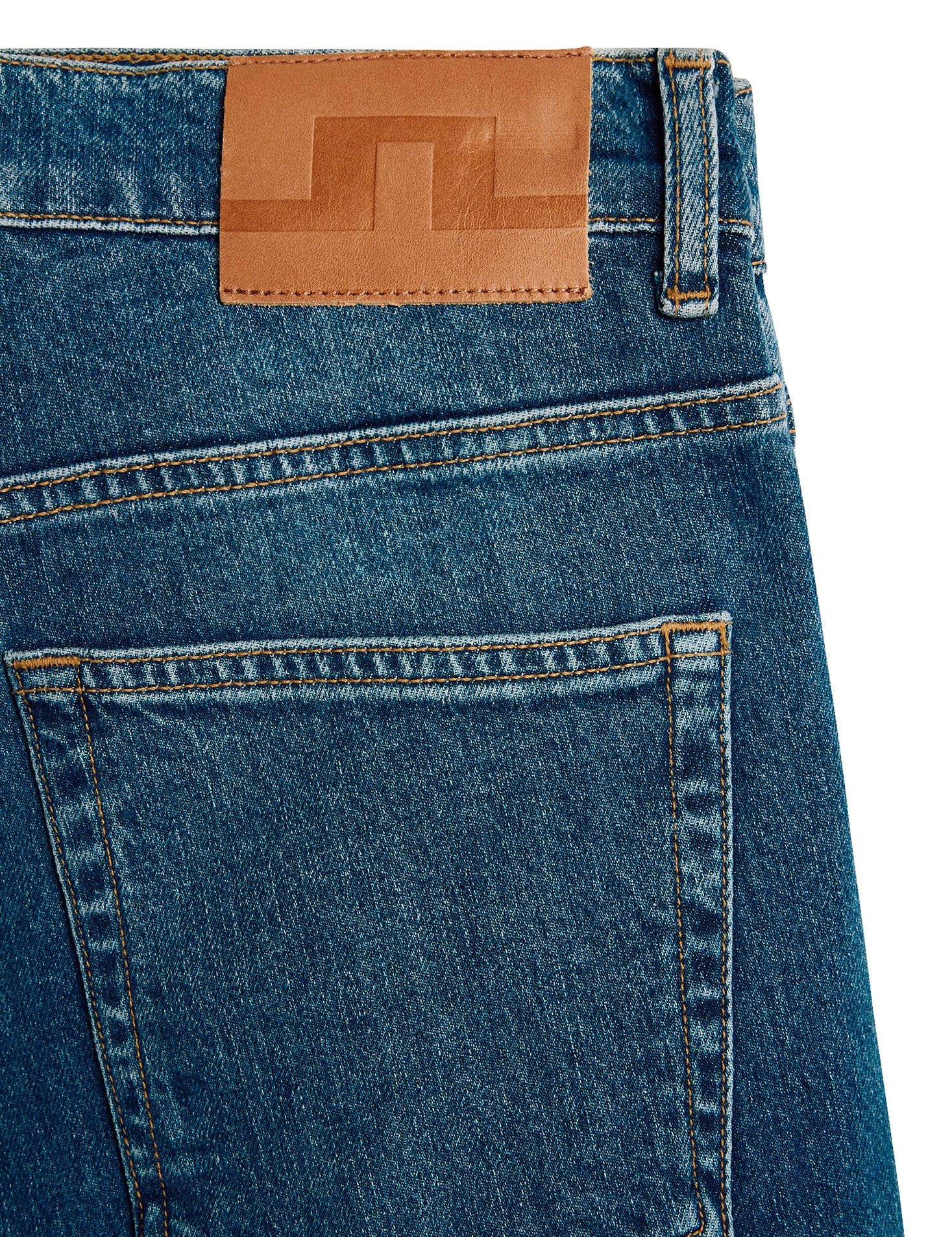 J.Lindeberg Jax Mid Wash Slim Jeans, Mid Blue
