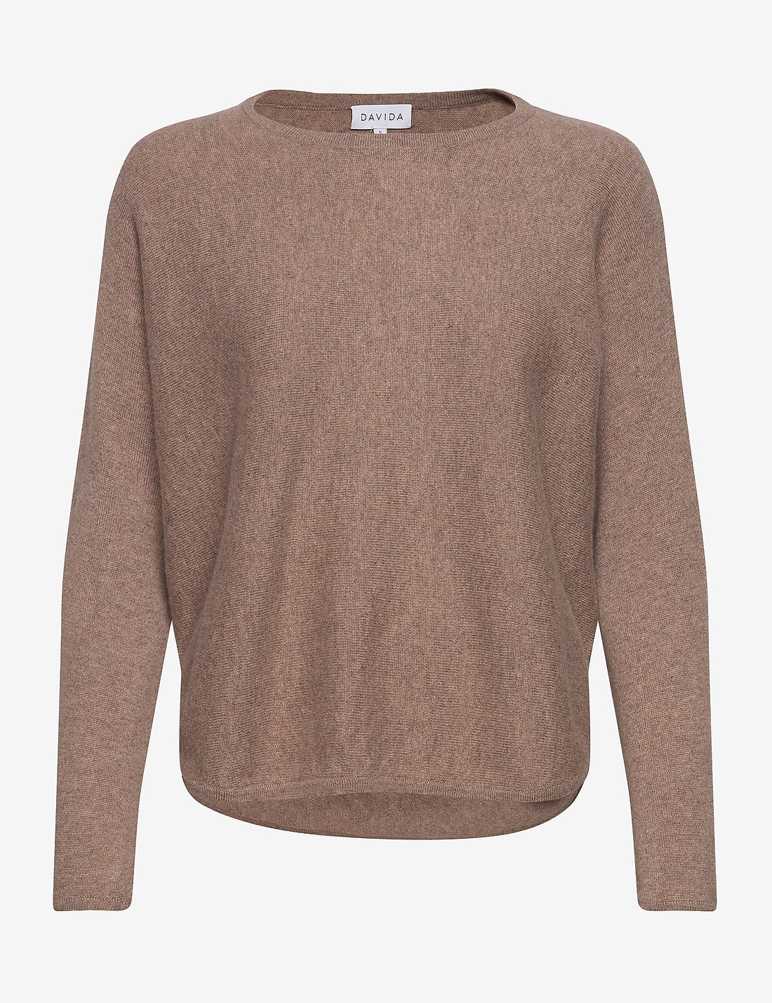 CURVED SWEATER CASHMERE