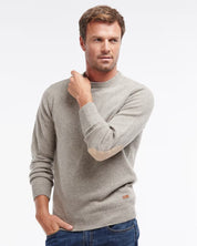 Barbour Essential Patch Crew – Stone