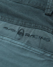 BLOCKED CORDUROY SHORTS 617 SEA BLUE