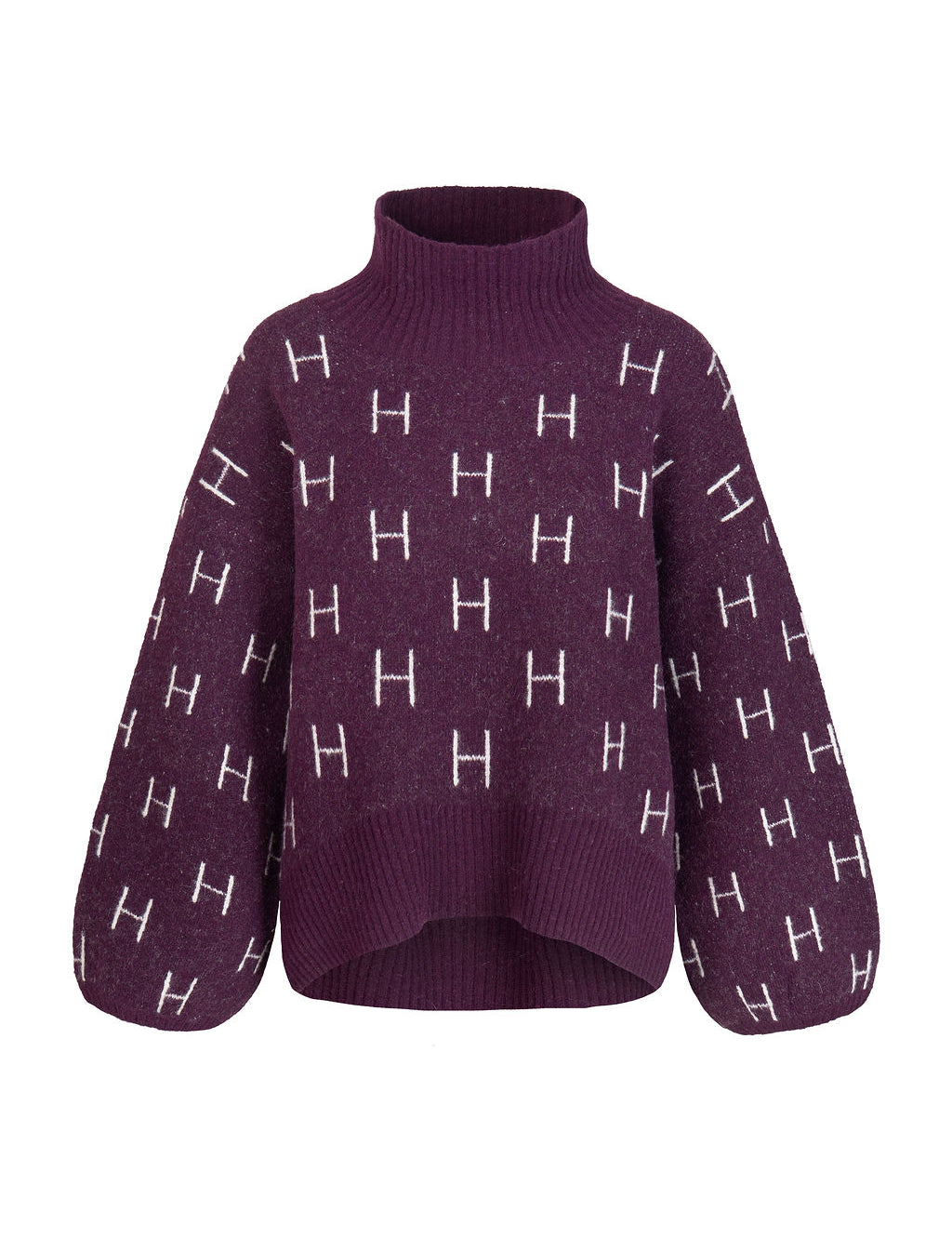 Hést Fam Short Sweater Potent Purple