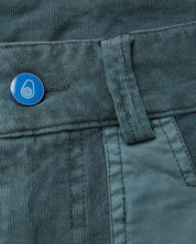 BLOCKED CORDUROY SHORTS 617 SEA BLUE