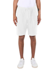 Knowledge Cotton Apparel Fig Loose Linen Shorts 1010 Bright White