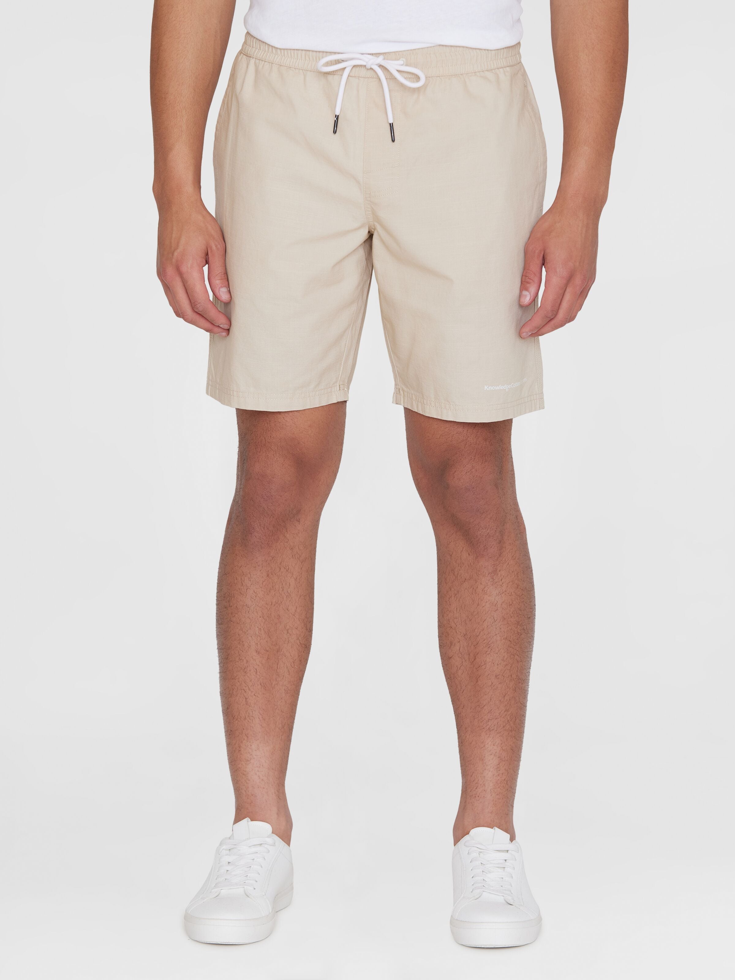 Knowledge Cotton Apparel Boardwalk Shorts 1228 Light Feather Gray