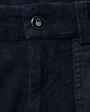 BLOCKED CORDUROY SHORTS 691 DARK STEEL BLUE