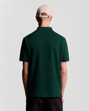 Lyle & Scott Plain Polo Shirt, Dark Green