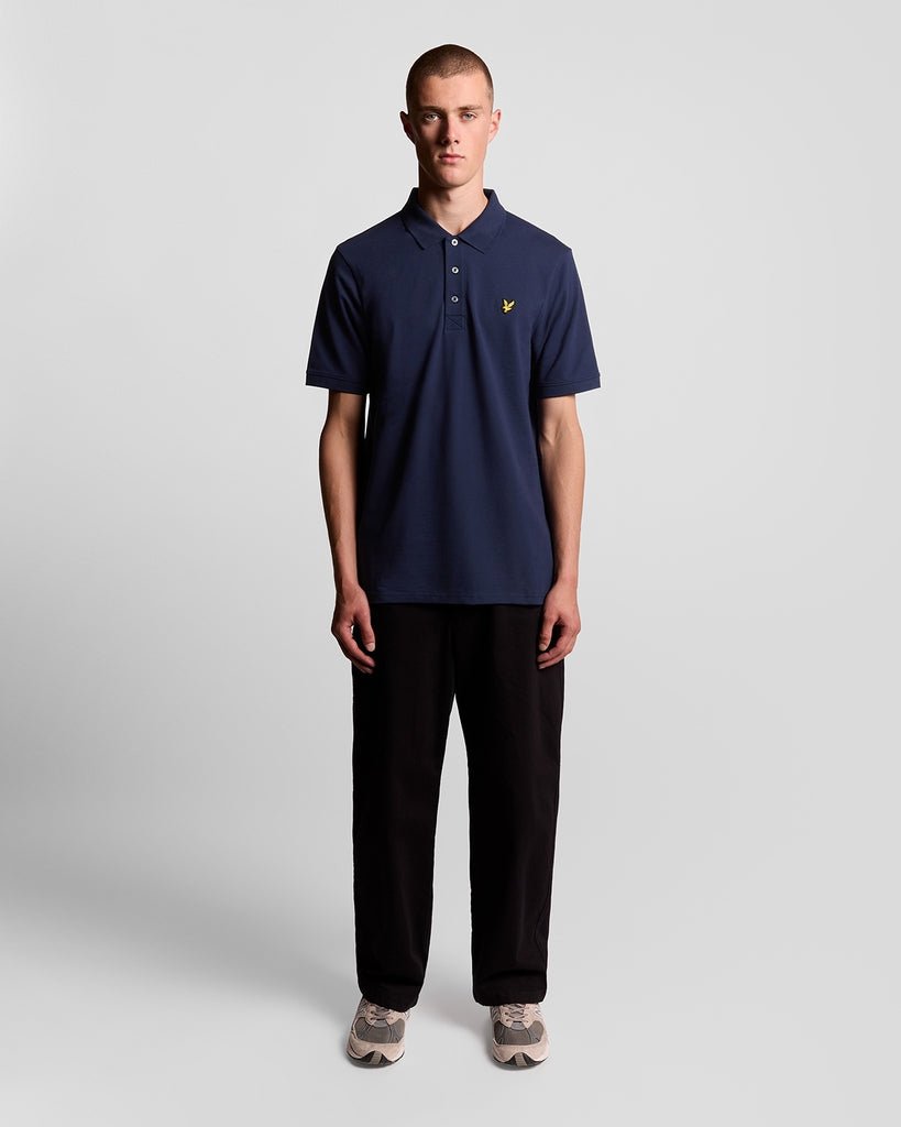 Lyle & Scott Plain Polo Shirt, Navy