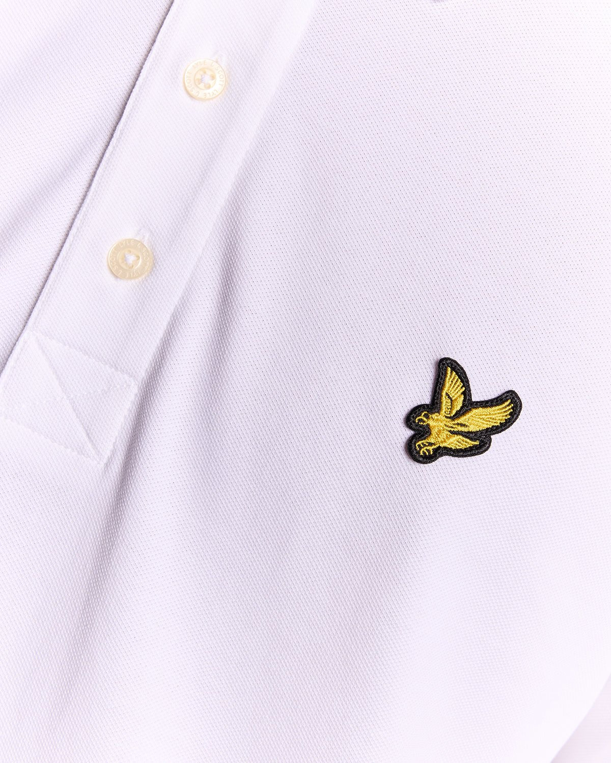 Lyle & Scott Plain Polo Shirt, White