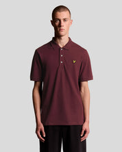 Lyle & Scott Plain Polo Shirt, Burgundy