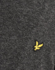 Lyle & Scott Lambswool Blend Crew Neck Jumper, Charcoal Marl