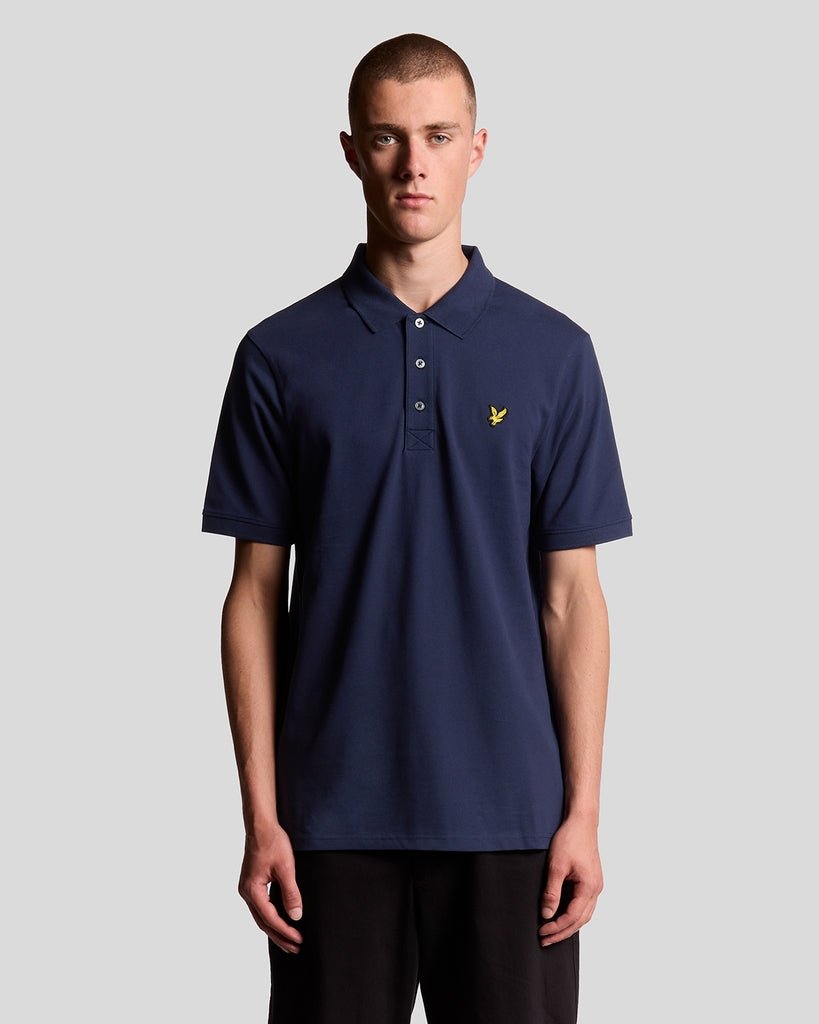 Lyle & Scott Plain Polo Shirt, Navy