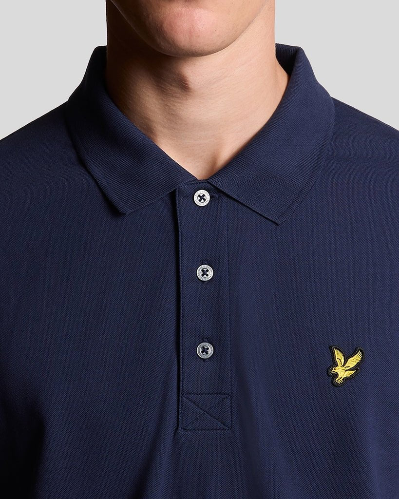 Lyle & Scott Plain Polo Shirt, Navy